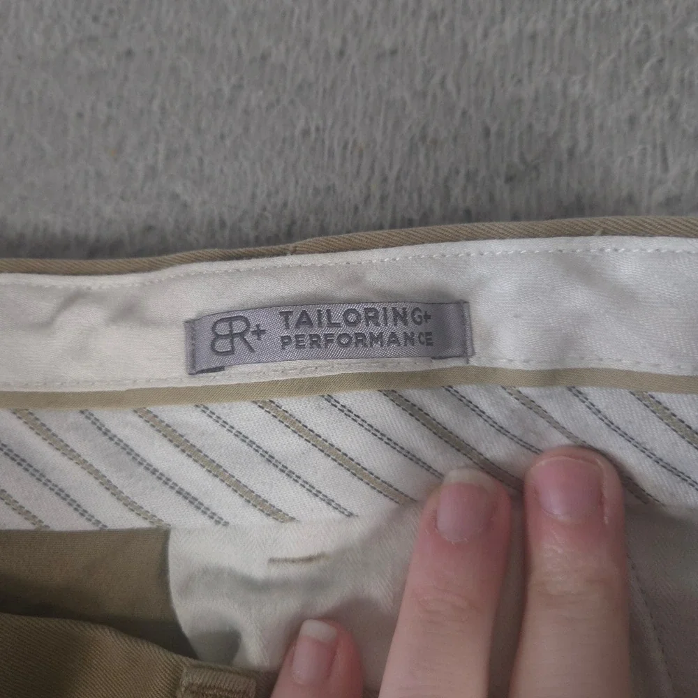 Banana Republic Pants Mens 34x32 Tan Slim Rapid Movement Chino Stretch Cotton